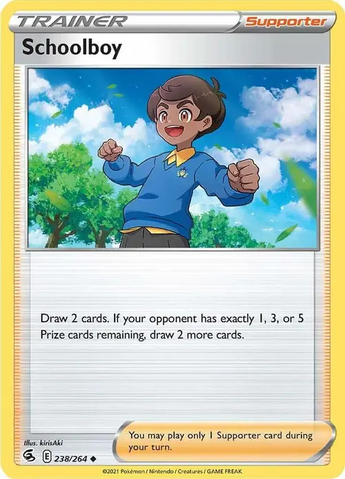 Schoolboy card art