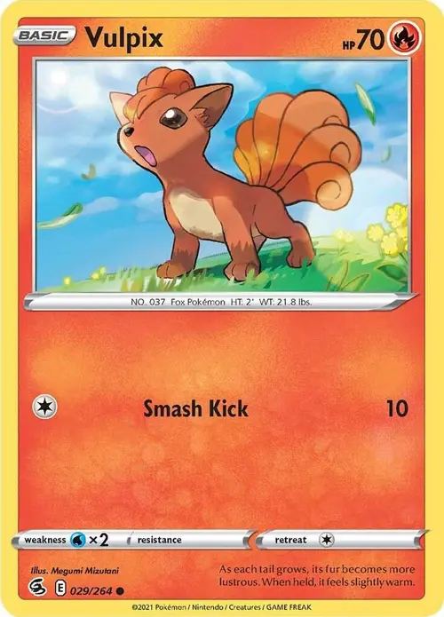 Vulpix (29) card art