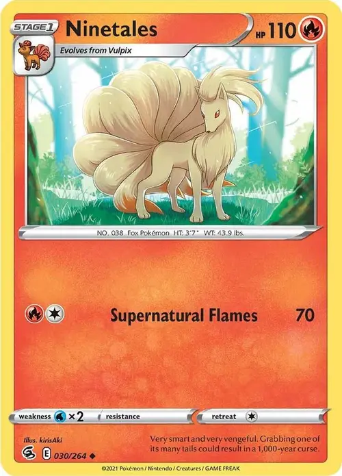 Ninetales (30) card art