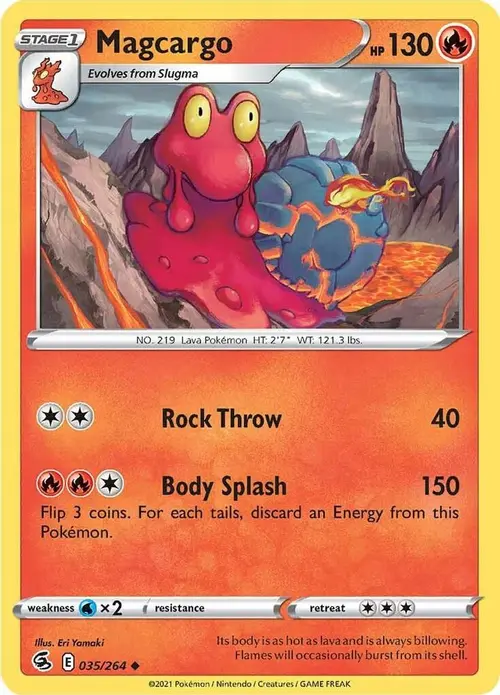Magcargo card art