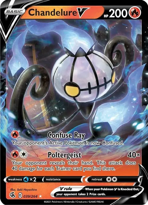 Chandelure V card art