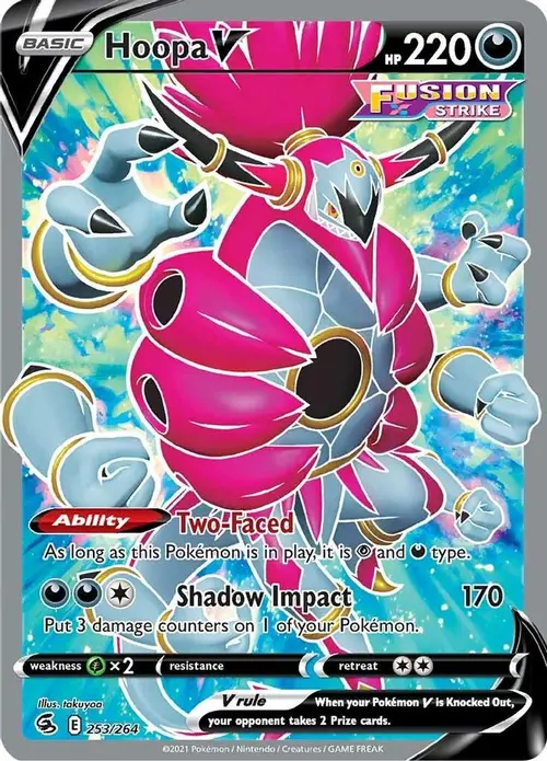 Hoopa V (Full Art) card art