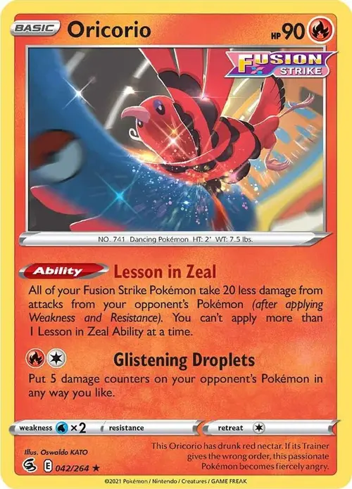 Oricorio card art