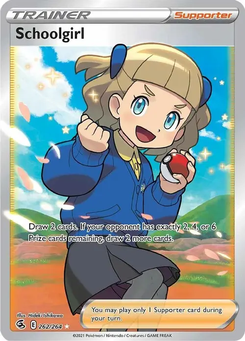 Schoolgirl (Full Art) card art