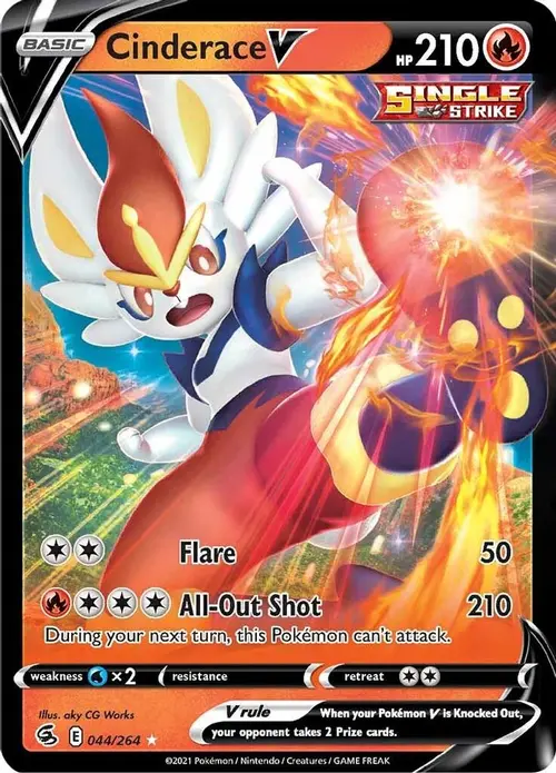 Cinderace V (44) card art