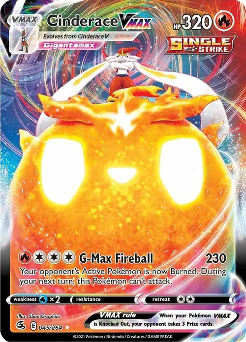 Cinderace VMAX card art