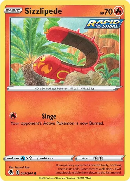 Sizzlipede (47) card art