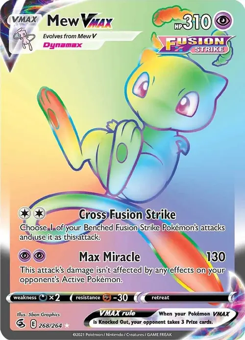 Mew VMAX (Secret) card art