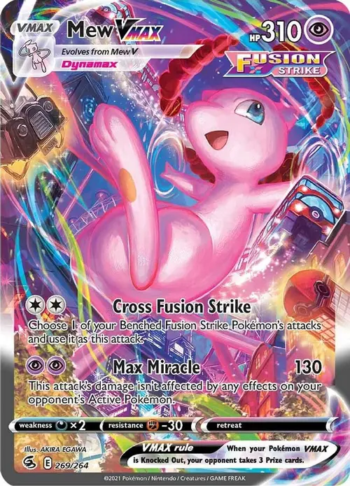 Mew VMAX (Alternate Art Secret) card art
