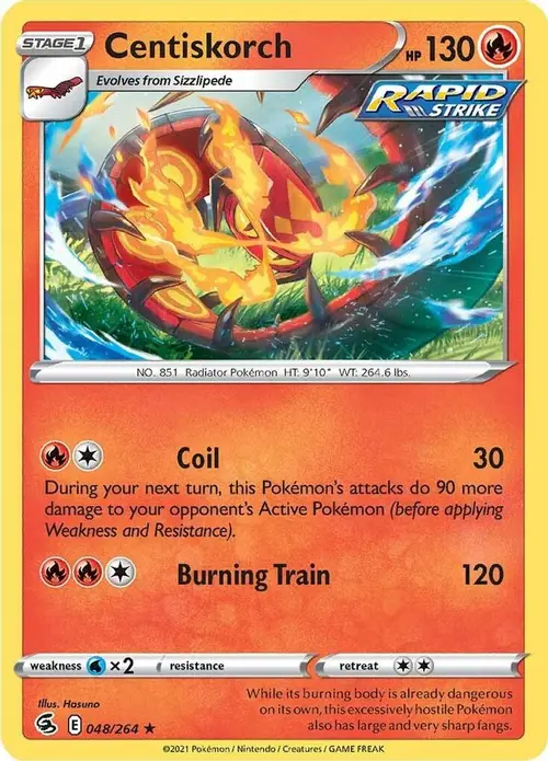 Centiskorch (48) card art