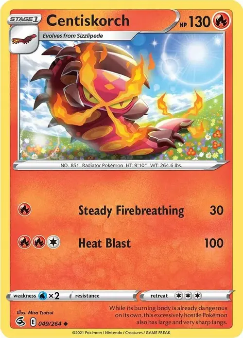 Centiskorch (49) card art