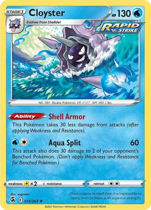 Cloyster card art