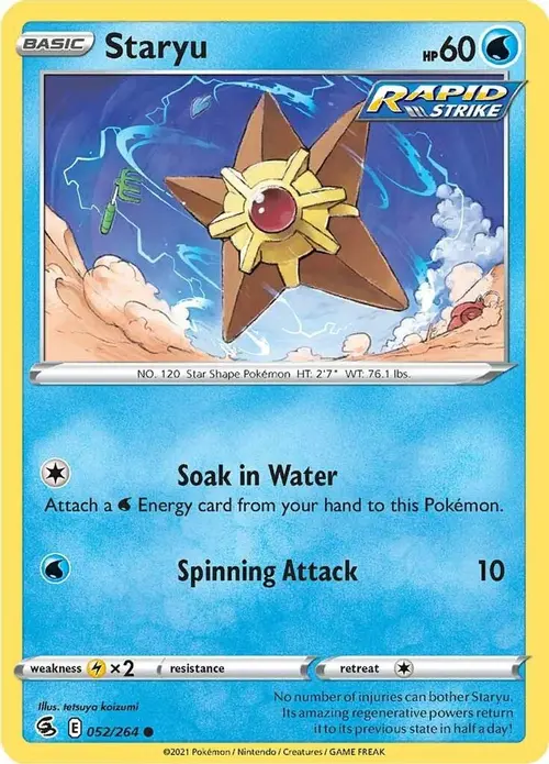 Staryu card art