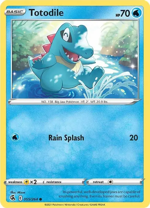 Totodile card art