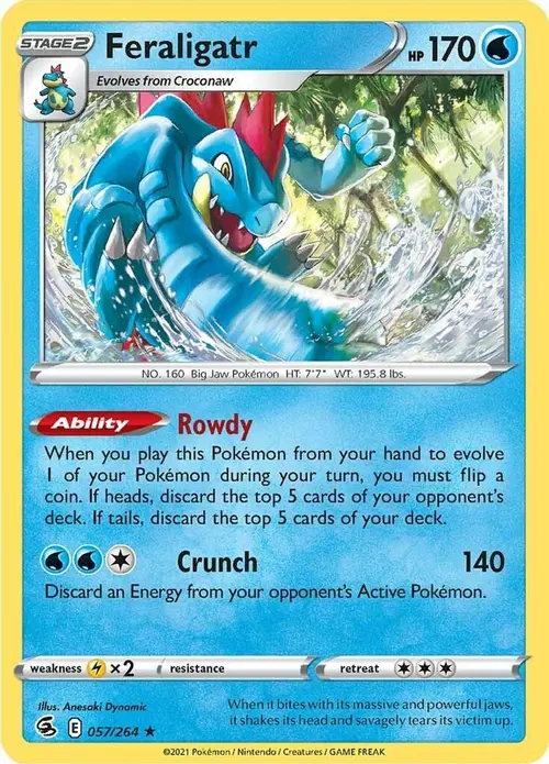 Feraligatr card art