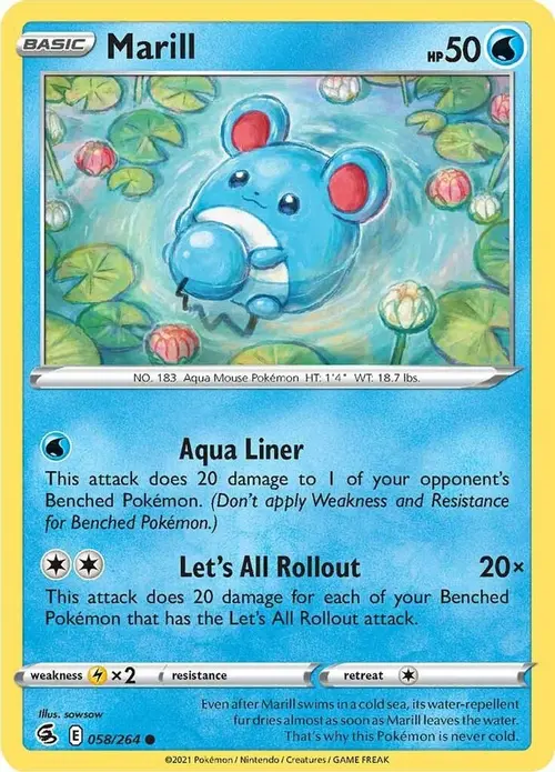 Marill card art