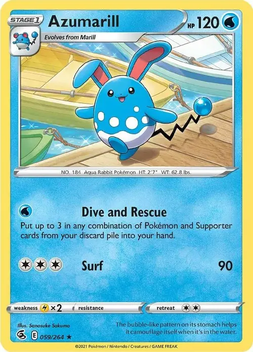 Azumarill card art