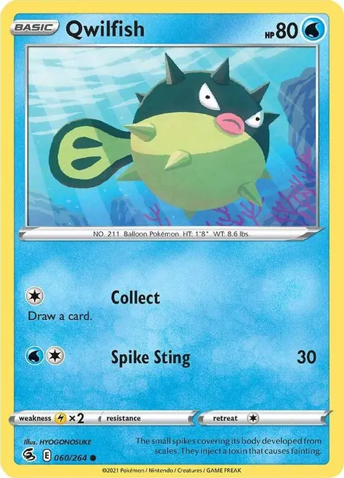 Qwilfish card art