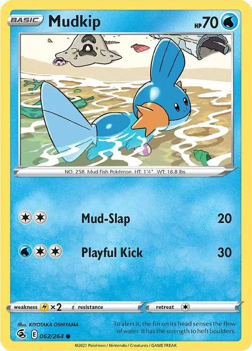 Mudkip card art
