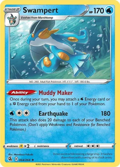Swampert card art