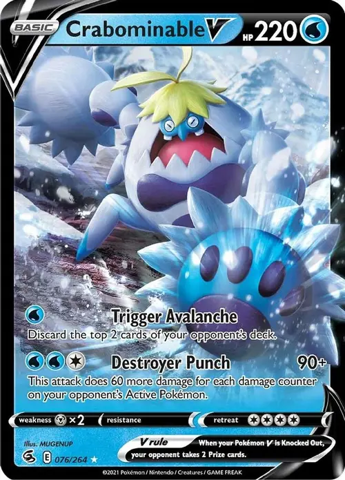 Crabominable V card art
