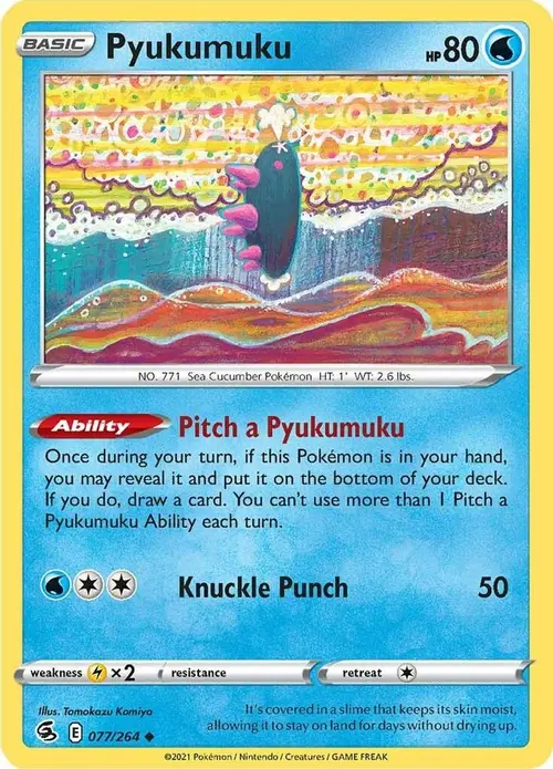 Pyukumuku card art