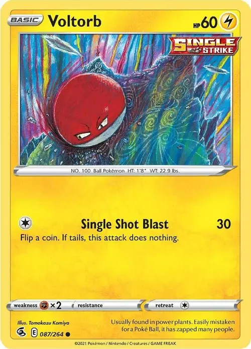 Voltorb card art