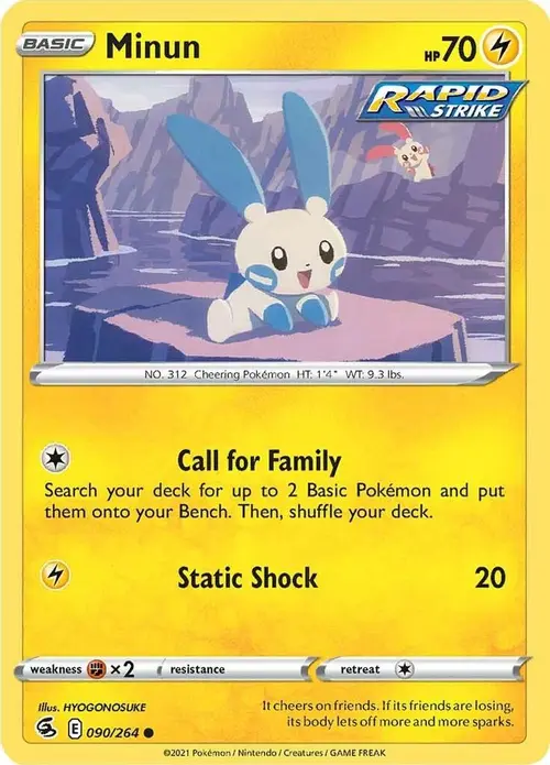 Minun card art