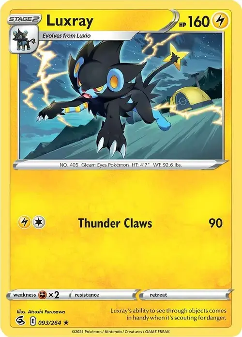 Luxray card art