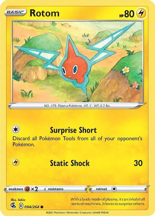 Rotom card art