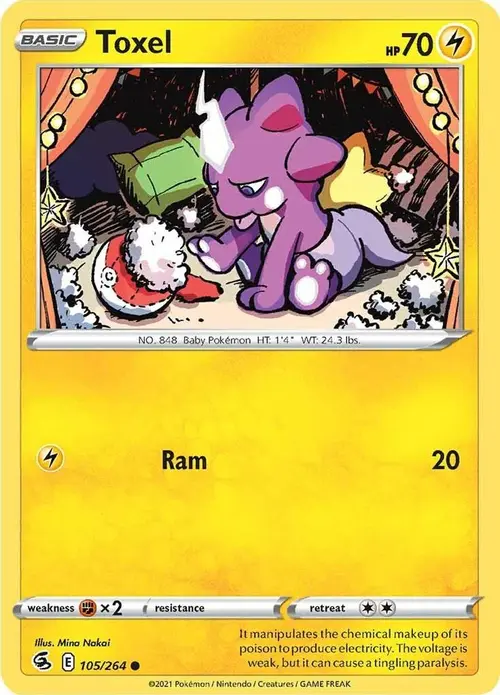 Toxel (105) card art