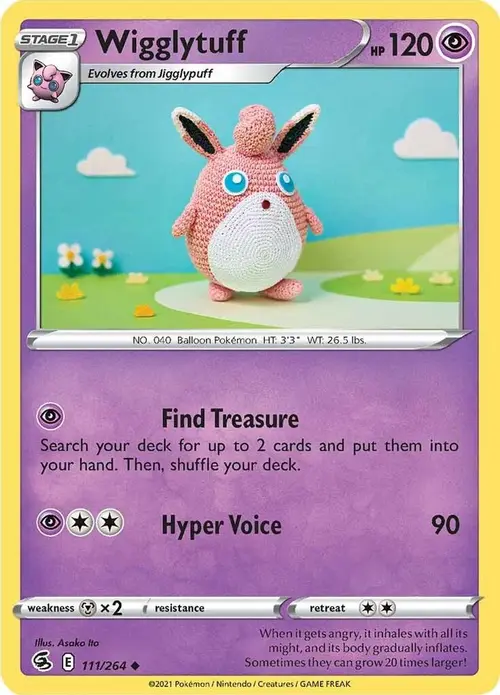 Wigglytuff card art