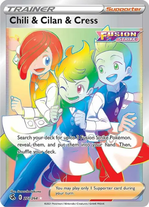 Chili & Cilan & Cress (Secret) card art