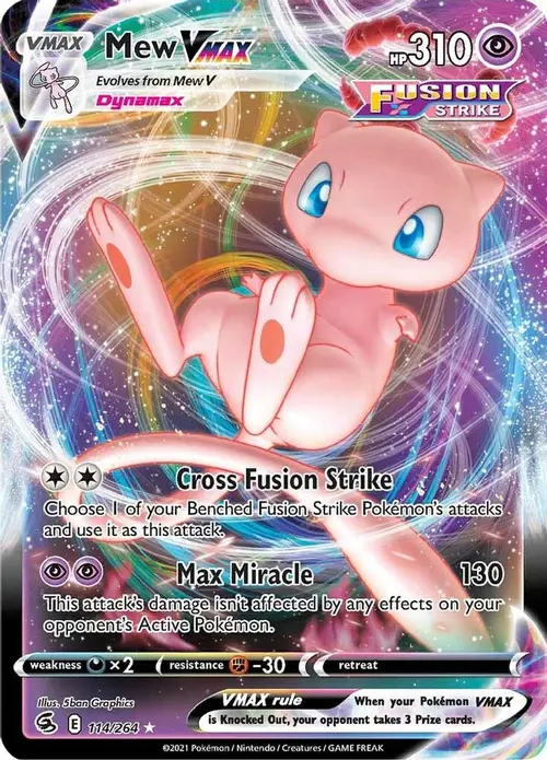 Mew VMAX card art