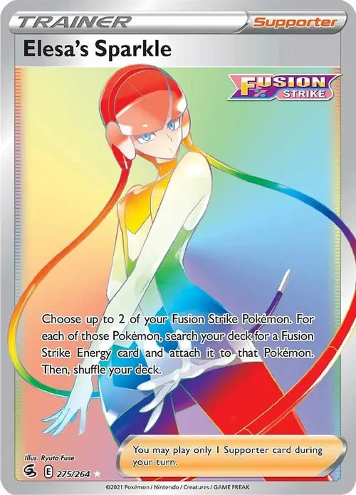 Elesa's Sparkle (Secret) card art