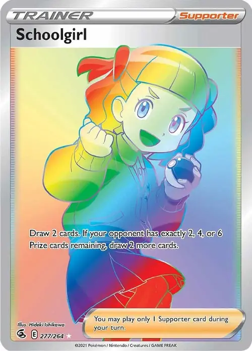 Schoolgirl (Secret) card art