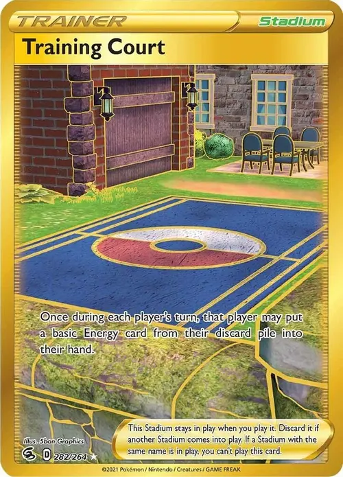 Training Court (Secret) card art