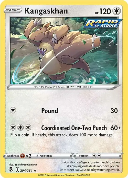 Kangaskhan card art
