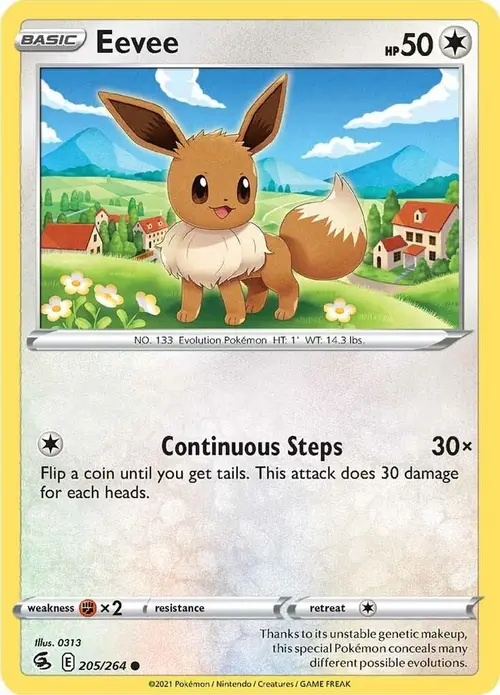 Eevee card art