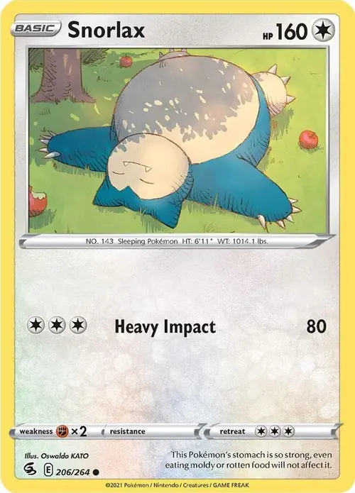 Snorlax card art