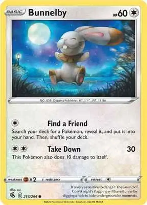Bunnelby card art