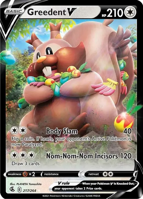 Greedent V card art