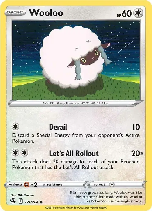 Wooloo (221) card art