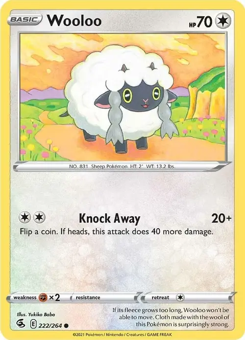 Wooloo (222) card art