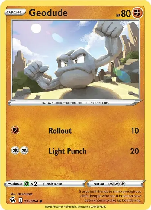 Geodude card art