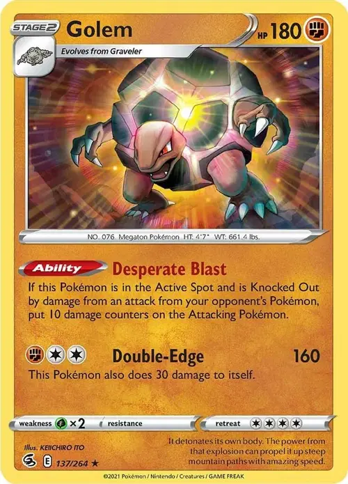 Golem card art