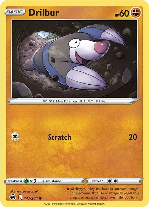 Drilbur card art
