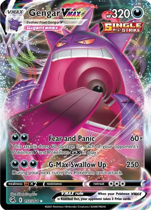 Gengar VMAX card art