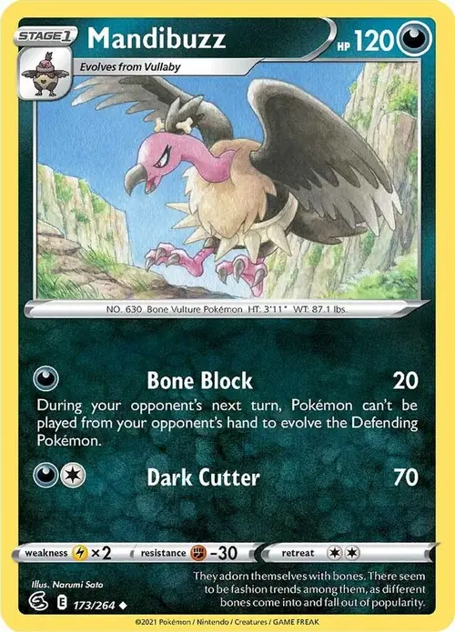 Mandibuzz card art