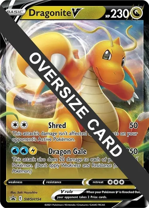 Dragonite V - SWSH154 card art